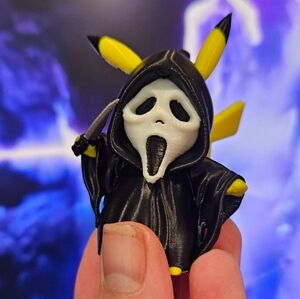3D printed Ghostface Pikachu